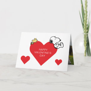 Cartes Pour Fêtes Annuelles Cacahuètes Saint-Valentin Woodstock & Snoopy