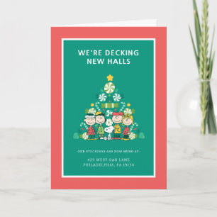 Cartes Pour Fêtes Annuelles Cacahuètes Sapin de Noël à la menthe poivrée