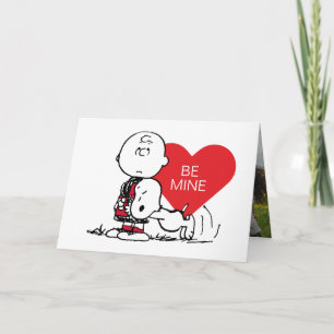 Cartes Pour Fêtes Annuelles cacahuètes   Snoopy & Charlie Brown Valentine