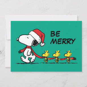 Cartes Pour Fêtes Annuelles cacahuètes   Snoopy & Friends Winter Ajouter Vos P