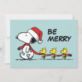 Cartes Pour Fêtes Annuelles cacahuètes | Snoopy & Friends Winter Ajouter Vos P (Devant)