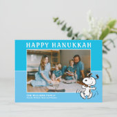 Cartes Pour Fêtes Annuelles cacahuètes | Snoopy Happy Hanoukka (Debout devant)