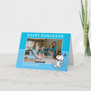 Cartes Pour Fêtes Annuelles cacahuètes   Snoopy Happy Hanoukka
