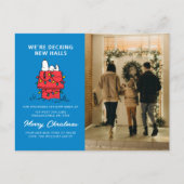 Cartes Pour Fêtes Annuelles cacahuètes | Snoopy's Dog House With Lights (Devant)