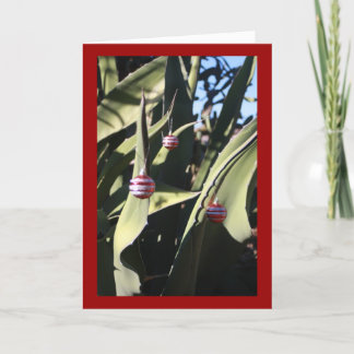 Cartes Pour Fêtes Annuelles Cactus d'arbre de Noël