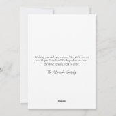 Cartes Pour Fêtes Annuelles Cactus Père Noël Joyeux Noël (Dos)