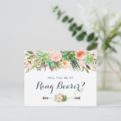 Cartes Pour Fêtes Annuelles Cactus Succulents Flore Verdure Vous Serez Mon (Debout devant)