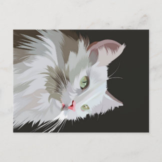 Cartes Pour Fêtes Annuelles Cadeau Amoureux des animaux Kitty