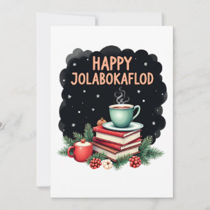 Cartes Pour Fêtes Annuelles Cadeau de célébration de famille Jolabokaflod joye