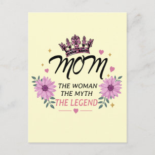 Cartes Pour Fêtes Annuelles Cadeau de fête des mères La légende Maman