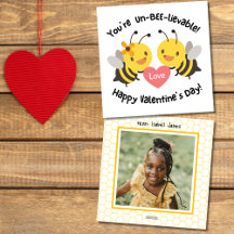 Cadeau de la Saint-Valentin photo d'abeille de sal