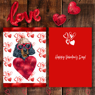 Cartes Pour Fêtes Annuelles Cadeau de la Saint-Valentin pour amateur de chien