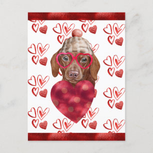 Cartes Pour Fêtes Annuelles Cadeau de la Saint-Valentin pour amateur de chiens