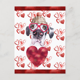 Cartes Pour Fêtes Annuelles Cadeau de la Saint-Valentin pour amateur de chiens