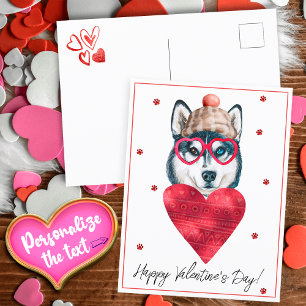 Cartes Pour Fêtes Annuelles Cadeau de la Saint-Valentin pour amateur de chiens