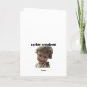 Cartes Pour Fêtes Annuelles Cadeau de Noël (Dos)