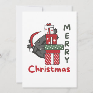 Cartes Pour Fêtes Annuelles Cadeau de Noël Axolotl Animaux d'hiver Axolotl