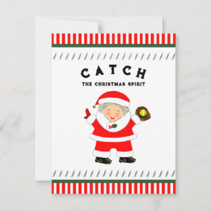 Cartes Pour Fêtes Annuelles Cadeau de Noël de softball pour filles