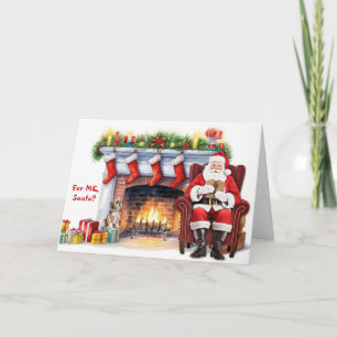 Cartes Pour Fêtes Annuelles Cadeau de Noël du chien Shih Tzu de Noël