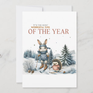 Cartes Pour Fêtes Annuelles Cadeau de Noël Merveilleux Moment de l'Année