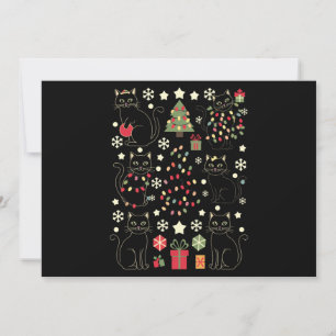Cartes Pour Fêtes Annuelles Cadeau de Noël pour amateur de chats pour propriét