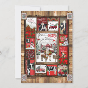 Cartes Pour Fêtes Annuelles Cadeau de Noël Tout cœur rentre à la maison pour