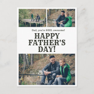 Cartes Pour Fêtes Annuelles Cadeau de pêche personnalisé avec photo pour la fê