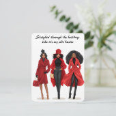 Cartes Pour Fêtes Annuelles Cadeau de vacances impertinent Cartes-cadeaux déva (Debout devant)