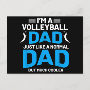 Cartes Pour Fêtes Annuelles Cadeau De Volley-Ball Mignonne Pour Les Pères Et L