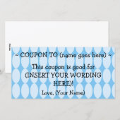 CARTES POUR FÊTES ANNUELLES CADEAU D'HANOUKKA PERSONNALISÉ (Devant / Derrière)