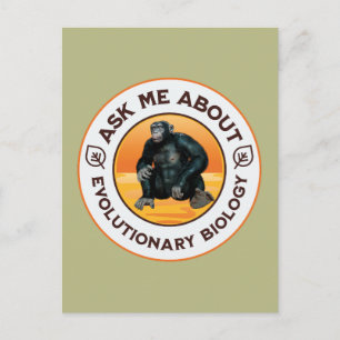 Cartes Pour Fêtes Annuelles Cadeau d'humour sur l'évolution pour professeur de