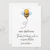 Cartes Pour Fêtes Annuelles Cadeau enseignant personnalisé, Cadeau enseignant, (Devant / Derrière)