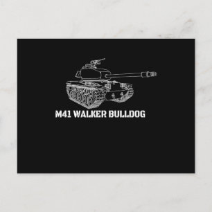 Cartes Pour Fêtes Annuelles Cadeau M41 Walker Bulldog Char Américain Léger de
