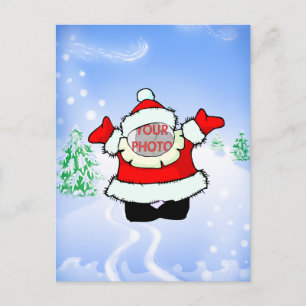 Cartes Pour Fêtes Annuelles Cadeau photo personnalisé Mme Père Noël