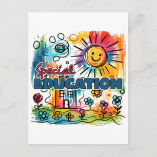 Cartes Pour Fêtes Annuelles Cadeau pour enseignant Éducation spécialisée
