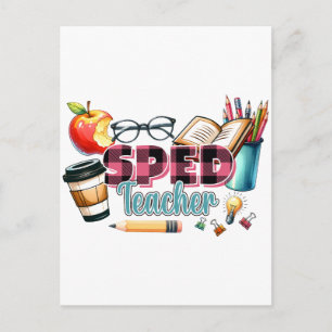 Cartes Pour Fêtes Annuelles Cadeau pour Enseignant Enseignant Spécialisé