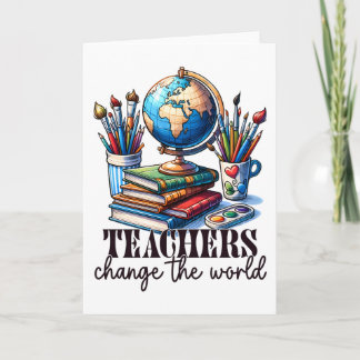 Cartes Pour Fêtes Annuelles Cadeau pour Enseignant | Les Enseignants Changent 