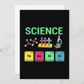 Cartes Pour Fêtes Annuelles Cadeau Prof de Science Définition Prof de Science (Devant / Derrière)