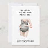 Cartes Pour Fêtes Annuelles Cadeau simple Joyeux Véntines Enceintes (Devant)