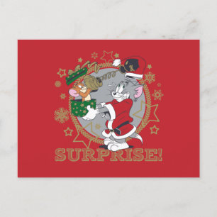 Cartes Pour Fêtes Annuelles Cadeau Surprise Tom et Jerry