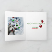 Cartes Pour Fêtes Annuelles Cadeaux barbus de Noël de colley (Intérieur)