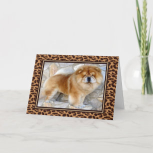 Cartes Pour Fêtes Annuelles Cadeaux Chow Chow Pawprints