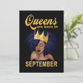 Cartes Pour Fêtes Annuelles Cadeaux d'anniversaire | Les Reines Sont Nées En S (Debout devant)