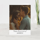Cartes Pour Fêtes Annuelles Cadeaux d'anniversaire personnalisés - Couple pers (Devant)