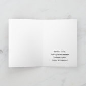 Cartes Pour Fêtes Annuelles Cadeaux d'anniversaire personnalisés - Couple pers (Intérieur)