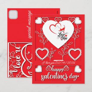 Cartes Pour Fêtes Annuelles Cadeaux de chat personnalisés pour l'amour de la S