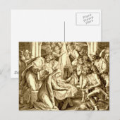 Cartes Pour Fêtes Annuelles Cadeaux de crèches pour Noël (Devant / Derrière)