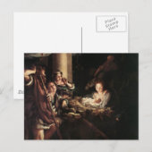 Cartes Pour Fêtes Annuelles Cadeaux de crèches pour Noël (Devant / Derrière)