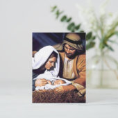 Cartes Pour Fêtes Annuelles Cadeaux de crèches pour Noël (Debout devant)