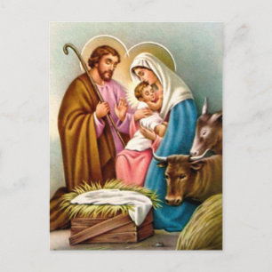 Cartes Pour Fêtes Annuelles Cadeaux de crèches pour Noël